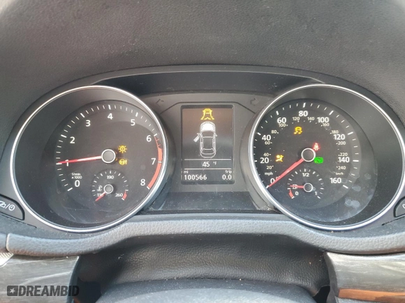 2016 Volkswagen Passat 1.8T SE w/Technology with VIN 1VWBS7A34GC060244, listed as a Copart auction lot 48032935 with 100,566 mi miles and Salvage Title. Bid and sale history available at carsss.com. Image 9.