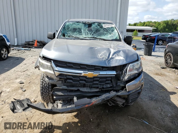 2021 Chevrolet Colorado 4WD Work Truck with VIN 1GCGTBEN1M1217644, listed as a Copart auction lot 54350535 with 101,429 mi miles and Salvage title. Bid and sale history available at DreamBid. Image 5.