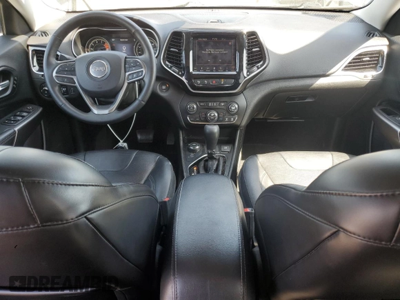 2019 Jeep Cherokee Limited с VIN 1C4PJMDX2KD140556, выставлен на аукционе Copart как лот 54932185 с пробегом 86 582 миль миль и Списание • Salvage title. История ставок и продаж доступна на DreamBid. Изображение 8.