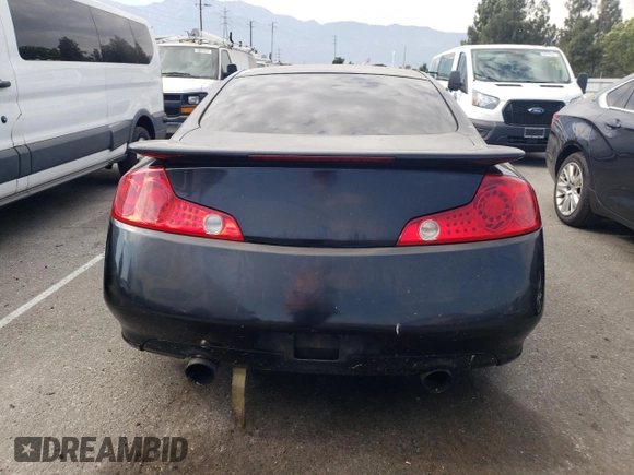 2004 Infiniti G35 w/Leather with VIN JNKCV54E64M801952, listed as a Copart auction lot 64518984 with 117,695 mi miles and Salvage Title. Bid and sale history available at DreamBid. Image 6.