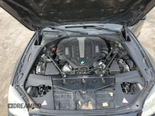 2013 BMW 6 Series 650i xDrive with VIN WBA6B4C57DDG67648, listed as a Copart auction lot 45528485 with 128,785 mi miles and Clean Title. Bid and sale history available at carsss.com. Image 12.