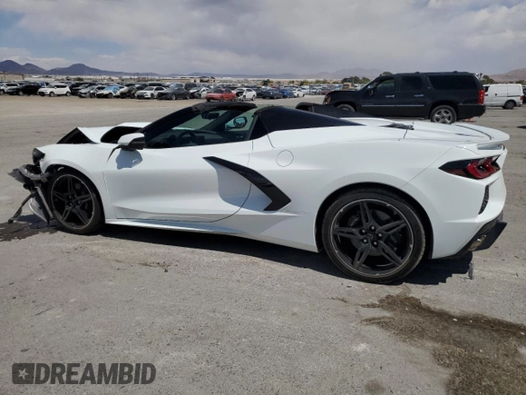2025 Chevrolet Corvette 1LT with VIN 1G1YA3D41S5109063, listed as a Copart auction lot 53582085 with 686 mi miles and Salvage title. Bid and sale history available at DreamBid. Image 2.