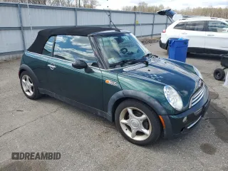 2005 MINI Convertible with VIN WMWRF33475TG10019, listed as a Copart auction lot 53307005 with 124,353 mi miles and Clean title. Bid and sale history available at DreamBid. Image 4.