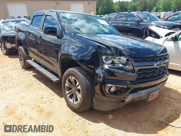 2022 Chevrolet Colorado 4WD Z71 z VIN 1GCGTDEN5N1327500, wystawiony jako IAAI lot #42265450 z przebiegiem 48 680 mil mil oraz . Historia ofert i sprzedaży dostępna na DreamBid. Obrazek 1.