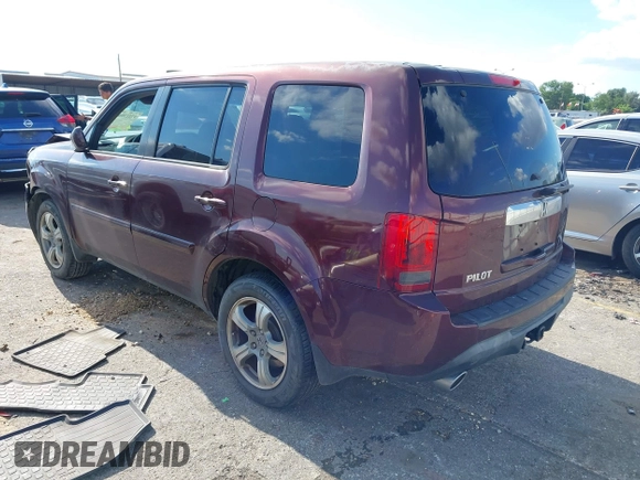 2013 Honda Pilot EX-L with VIN 5FNYF3H58DB032933, listed as a IAAI auction lot 42213061 with 166,496 mi miles and . Bid and sale history available at DreamBid. Image 3.