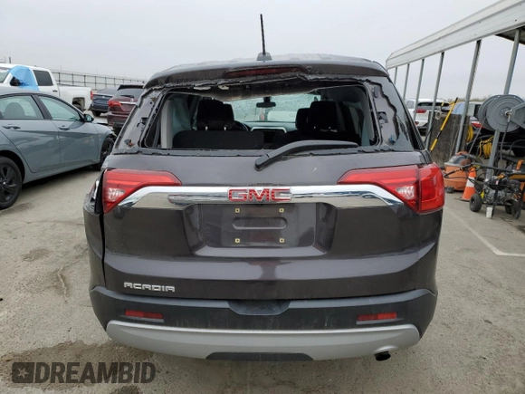 2018 GMC Acadia SLE with VIN 1GKKNKLA3JZ203170, listed as a Copart auction lot 85347644 with 63,046 mi miles and Salvage Title. Bid and sale history available at carsss.com. Image 6.