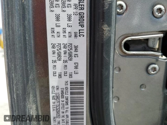 2012 Ram 1500 ST with VIN 1C6RD7FT5CS260352, listed as a Copart auction lot 56687485 with Not provided miles and Salvage title. Bid and sale history available at DreamBid. Image 13.