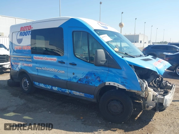 2017 Ford Transit with VIN 1FTYE1CM4HKB06427, listed as a IAAI auction lot 40597787 with 206,386 mi miles and . Bid and sale history available at DreamBid. Image 14.