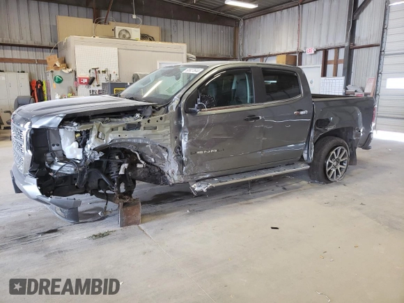 2022 GMC Canyon 4WD Denali with VIN 1GTG6EENXN1223923, listed as a Copart auction lot 68927644 with 30,495 mi miles and Salvage Title. Bid and sale history available at carsss.com. Image 1.