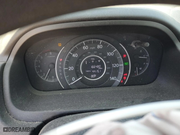 2015 Honda CR-V LX with VIN 5J6RM3H33FL007134, listed as a Copart auction lot 50582555 with 166,480 mi miles and Salvage Title. Bid and sale history available at carsss.com. Image 9.