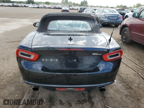 2017 FIAT 124 Spider Lusso with VIN JC1NFAEK4H0105489, listed as a Copart auction lot 62118945 with 90,490 mi miles and Clean title. Bid and sale history available at DreamBid. Image 6.