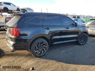2022 Kia Sorento SX with VIN 5XYRKDLF0NG151088, listed as a Copart auction lot 84965254 with 50,697 mi miles and Salvage Title. Bid and sale history available at carsss.com. Image 3.