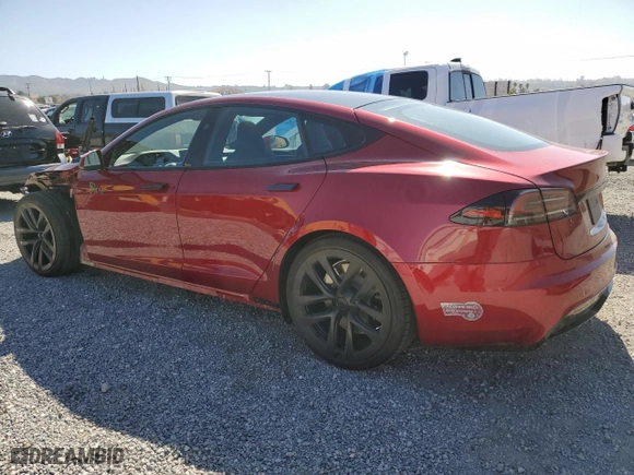 2024 Tesla Model S with VIN 5YJSA1E51RF537362, listed as a Copart auction lot 46931465 with 19,467 mi miles and Salvage Title. Bid and sale history available at carsss.com. Image 2.