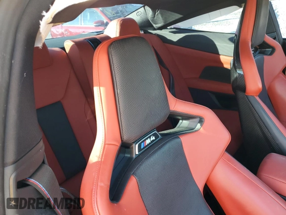 2022 BMW M4 Competition xDrive with VIN WBS43AZ07NCK91225, listed as a Copart auction lot 79899584 with 0 mi miles and Salvage Title. Bid and sale history available at carsss.com. Image 10.