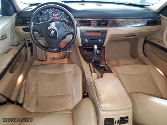 2007 BMW 3 Series 328i with VIN WBAVA33587PG50451, listed as a Copart auction lot 49301175 with 217,764 mi miles and Salvage Title. Bid and sale history available at carsss.com. Image 8.