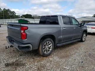 2021 Chevrolet Silverado 1500 LTZ with VIN 1GCUYGED4MZ141587, listed as a Copart auction lot 46454205 with 98,470 mi miles and Salvage Title. Bid and sale history available at DreamBid. Image 3.