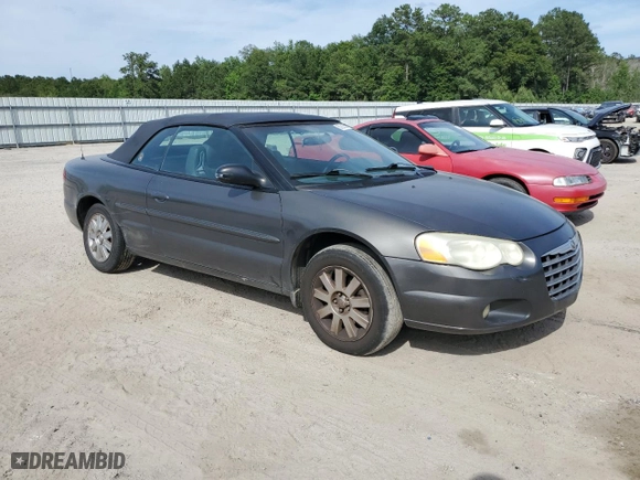 2004 Chrysler Sebring LXi with VIN 1C3EL55R24N239578, listed as a Copart auction lot 57205574 with 141,539 mi miles and Salvage Title. Bid and sale history available at carsss.com. Image 4.