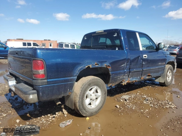 2001 Dodge Ram 1500 with VIN 3B7HC13Y11G802765, listed as a Copart auction lot 49845755 with 169,287 mi miles and Salvage Title. Bid and sale history available at carsss.com. Image 3.