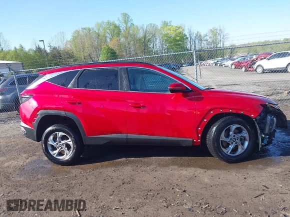 2022 Hyundai Tucson SEL with VIN 5NMJBCAE7NH069348, listed as a IAAI auction lot 41987658 with 60,741 mi miles. Bid and sale history available at carsss.com. Image 14.