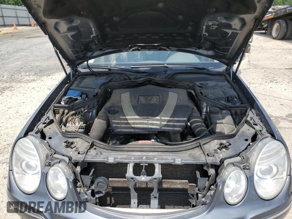 2009 Mercedes-Benz E-Class Luxury 3.5L with VIN WDBUF56X09B376277, listed as a Copart auction lot 57485144 with 129,127 mi miles and Salvage Title. Bid and sale history available at carsss.com. Image 12.
