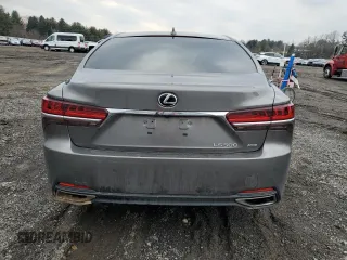 2018 Lexus LS with VIN JTHC51FF7J5003545, listed as a Copart auction lot 43727705 with 0 mi miles and Salvage Title. Bid and sale history available at carsss.com. Image 6.