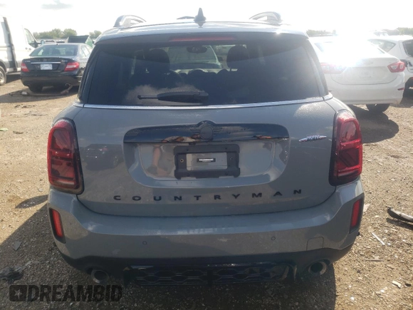 2023 MINI Countryman John Cooper Works with VIN WMZ33BS01P3P41960, listed as a Copart auction lot 68326993 with 5,325 mi miles and Salvage Title. Bid and sale history available at carsss.com. Image 6.