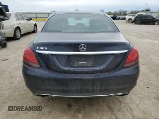 2020 Mercedes-Benz C 300 with VIN WDDWF8DB1LR539915, listed as a Copart auction lot 51808385 with 81,632 mi miles and Salvage title. Bid and sale history available at DreamBid. Image 6.