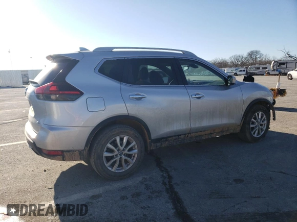 2019 Nissan Rogue SV with VIN 5N1AT2MT0KC752712, listed as a Copart auction lot 42323855 with 77,787 mi miles and Salvage Title. Bid and sale history available at DreamBid. Image 3.