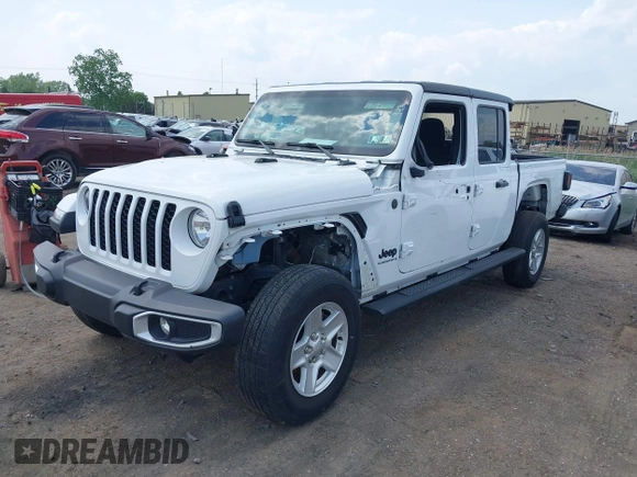 2023 Jeep Gladiator Sport S with VIN 1C6HJTAG3PL532694, listed as a IAAI auction lot 42446863 with 40,525 mi miles and . Bid and sale history available at DreamBid. Image 21.