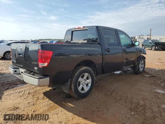 2008 Nissan Titan SE with VIN 1N6BA07D58N306668, listed as a Copart auction lot 83943094 with 214,460 mi miles and Salvage Title. Bid and sale history available at carsss.com. Image 3.