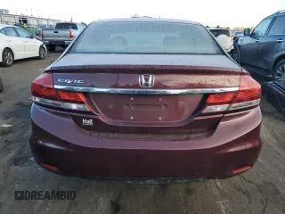 2014 Honda Civic Sedan EX with VIN 2HGFB2F81EH522685, listed as a Copart auction lot 84712914 with 91,501 mi miles and Salvage Title. Bid and sale history available at carsss.com. Image 6.
