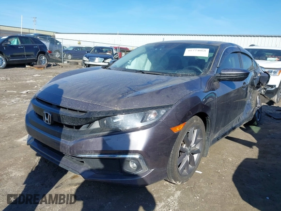 2019 Honda Civic Sedan EX with VIN 19XFC1F35KE020036, listed as a IAAI auction lot 41774068 with 67,083 mi miles. Bid and sale history available at carsss.com. Image 18.