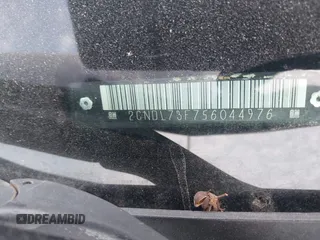 2005 Chevrolet Equinox LT z VIN 2CNDL73F756044976, wystawiony jako IAAI lot #42275678 z przebiegiem 140 238 mil mil oraz . Historia ofert i sprzedaży dostępna na DreamBid. Obrazek 9.