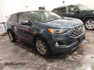 2019 Ford Edge Titanium with VIN 2FMPK4K94KBB57345, listed as a IAAI auction lot 42338502 with 100,980 mi miles and . Bid and sale history available at DreamBid. Image 1.