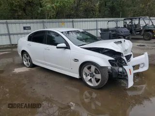 2008 Pontiac G8 GT with VIN 6G2EC57Y38L124948, listed as a Copart auction lot 78725184 with 46,510 mi miles and Salvage Title. Bid and sale history available at carsss.com. Image 4.