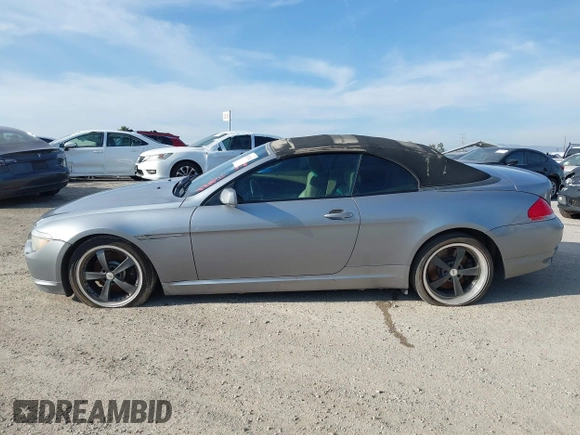 2007 BMW 6 Series 650i with VIN WBAEK13547CN82672, listed as a IAAI auction lot 40927402 with 183,197 mi miles. Bid and sale history available at carsss.com. Image 14.