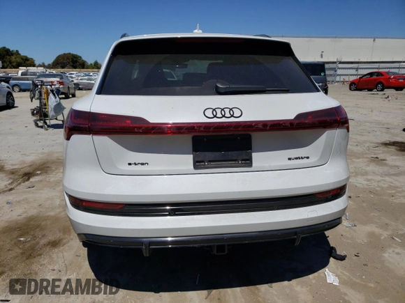 2023 Audi e-tron Chronos with VIN WA1VABGE3PB007985, listed as a Copart auction lot 63577913 with 7,366 mi miles and . Bid and sale history available at DreamBid. Image 6.