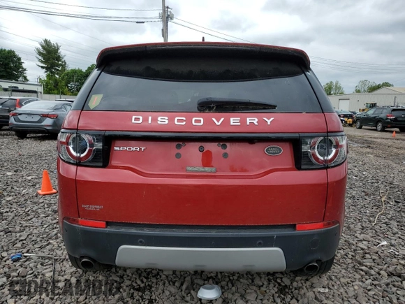 2016 Land Rover Discovery Sport HSE with VIN SALCR2BG3GH587999, listed as a Copart auction lot 76743684 with 0 mi miles and Salvage Title. Bid and sale history available at carsss.com. Image 6.