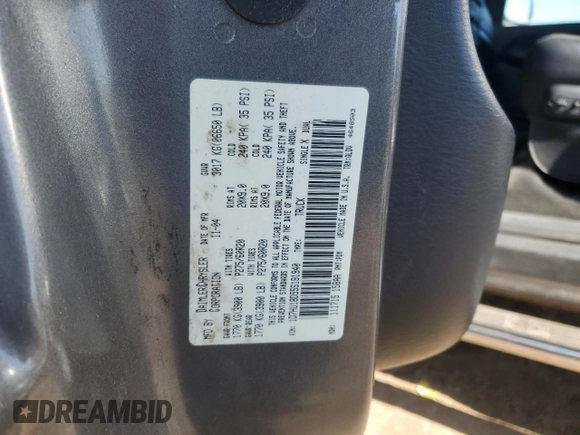2005 Dodge 1500 SLT with VIN 1D7HU18D55S191940, listed as a Copart auction lot 48804865 with 140,680 mi miles and Salvage Title. Bid and sale history available at carsss.com. Image 12.