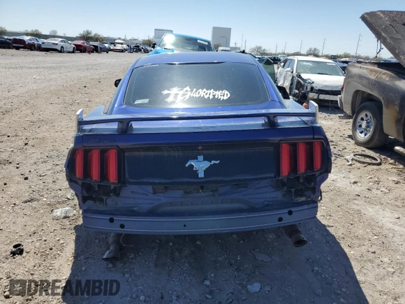 2016 Ford Mustang V6 with VIN 1FA6P8AM1G5264787, listed as a Copart auction lot 48259475 with 137,496 mi miles and Salvage Title. Bid and sale history available at carsss.com. Image 6.