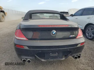 2008 BMW 6 Series M6 with VIN WBSEK93538CY79833, listed as a Copart auction lot 74756244 with 0 mi miles and Salvage Title. Bid and sale history available at carsss.com. Image 6.