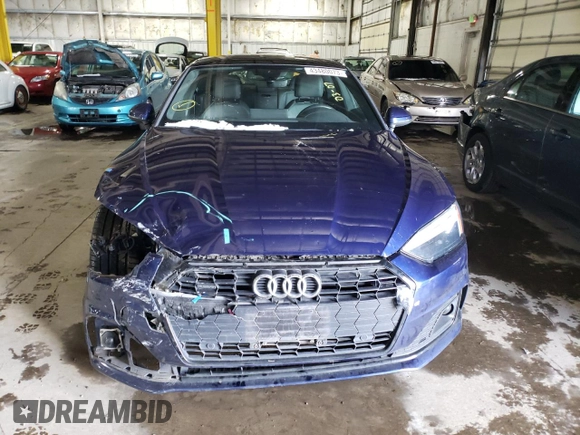 2020 Audi A5 Sportback Premium Plus with VIN WAUCNCF53LA003540, listed as a Copart auction lot 43480073 with 36,738 mi miles. Bid and sale history available at carsss.com. Image 5.