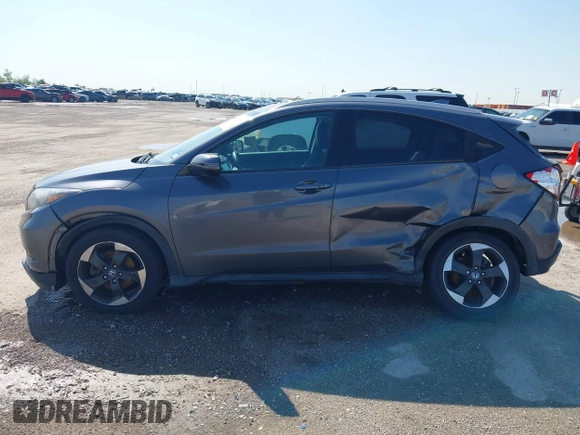 2018 Honda HR-V EX-L Navi with VIN 3CZRU6H7XJM700052, listed as a IAAI auction lot 41956296 with 88,204 mi miles. Bid and sale history available at carsss.com. Image 14.