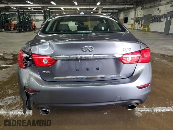 2017 Infiniti Q50 3.0t Premium with VIN JN1EV7AR5HM835337, listed as a Copart auction lot 53397355 with 103,468 mi miles and Clean Title. Bid and sale history available at carsss.com. Image 6.