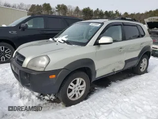 2007 Hyundai Tucson SE with VIN KM8JN72D77U633379, listed as a Copart auction lot 43319505 with 83,051 mi miles and Salvage Title. Bid and sale history available at carsss.com. Image 1.
