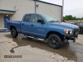 2006 Dodge 1500 SLT z VIN 1D7HA18N56S649415, wystawiony jako Copart lot #55862295 z przebiegiem 156 660 mil mil oraz Szkoda całkowita • Salvage title. Historia ofert i sprzedaży dostępna na DreamBid. Obrazek 4.