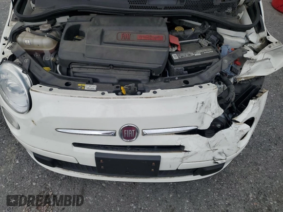 2015 FIAT 500 Pop with VIN 3C3CFFAR5FT696219, listed as a Copart auction lot 54511235 with 73,385 mi miles and Salvage Title. Bid and sale history available at carsss.com. Image 11.