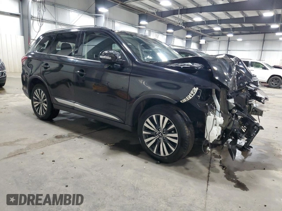 2020 Mitsubishi Outlander ES with VIN JA4AZ3A35LZ019562, listed as a Copart auction lot 52788695 with 75,301 mi miles and Salvage title. Bid and sale history available at DreamBid. Image 4.