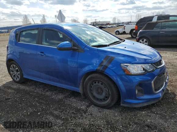 2017 Chevrolet Sonic LT with VIN 1G1JD6SBXH4153475, listed as a Copart auction lot 54544875 with 39,786 mi miles and Salvage Title. Bid and sale history available at carsss.com. Image 4.