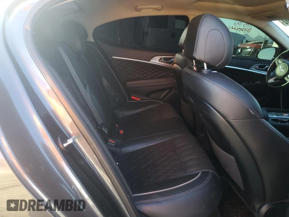 2020 Genesis G70 2.0T with VIN KMTG44LA1LU045249, listed as a Copart auction lot 82020724 with 37,575 mi miles and Salvage title. Bid and sale history available at DreamBid. Image 10.